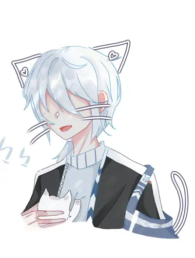 卧猫为枕